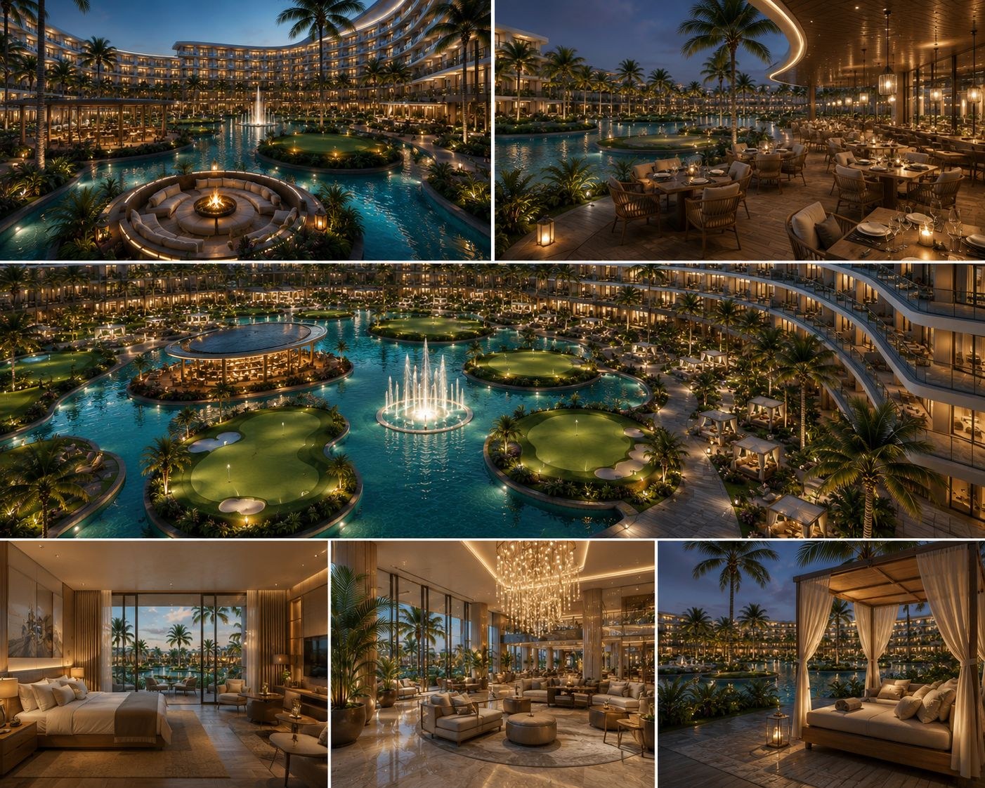 Hotel project lifestyle collage